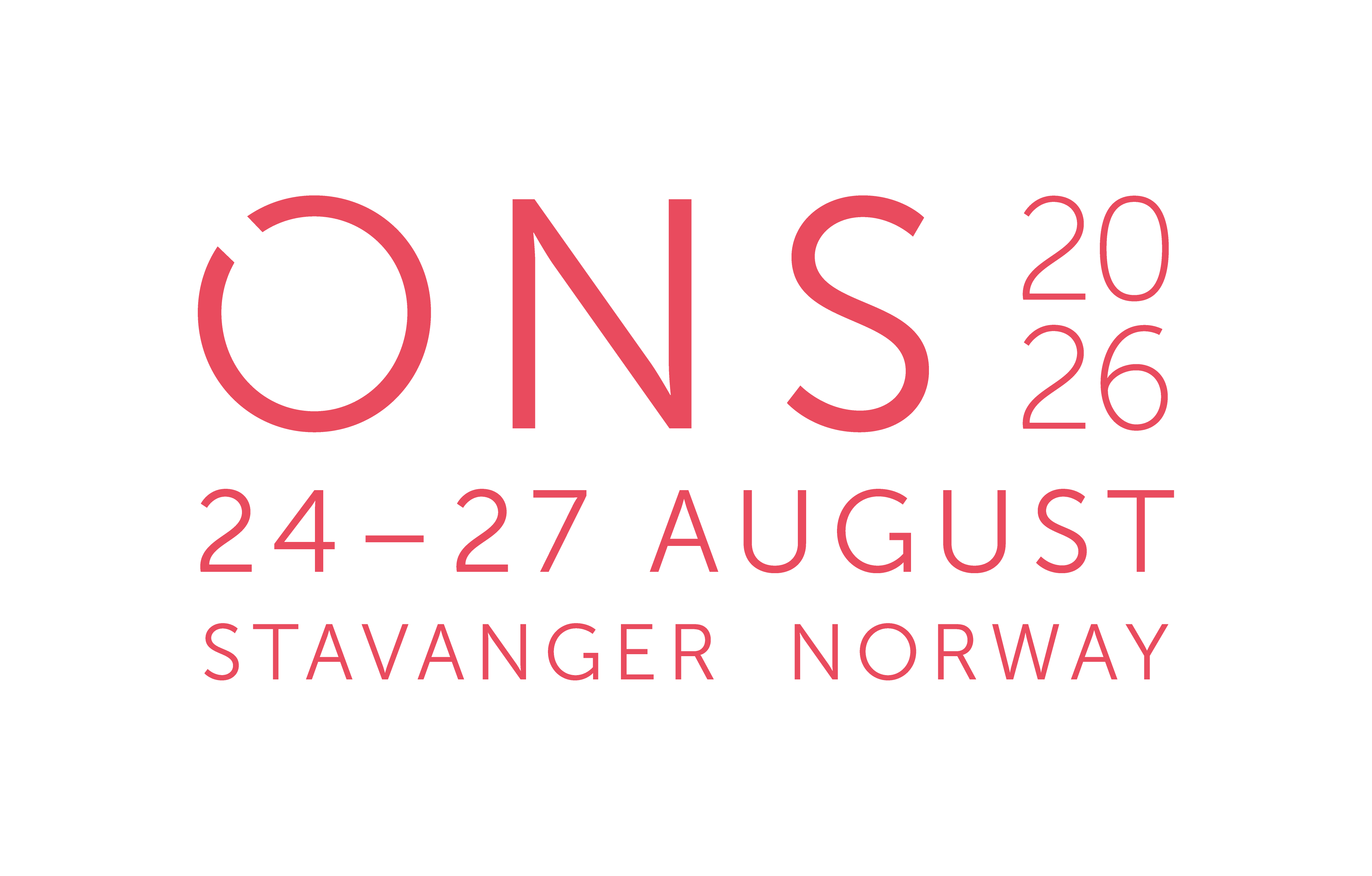 Logo ONS 2026 Offshore Northern Seas, Stavanger w Norwegii, od 24 do 27 sierpnia