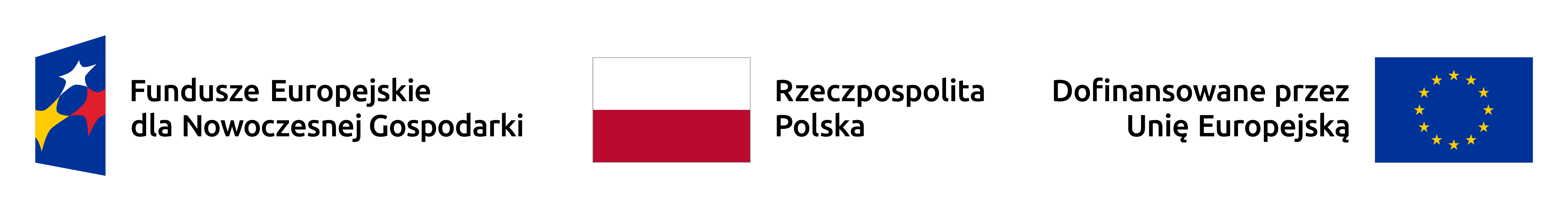 Fundusze Europejskie dla Nowoczesnej Gospodarki. Rzeczpospolita Polska. Dofinansowane przez Unię Europejską.