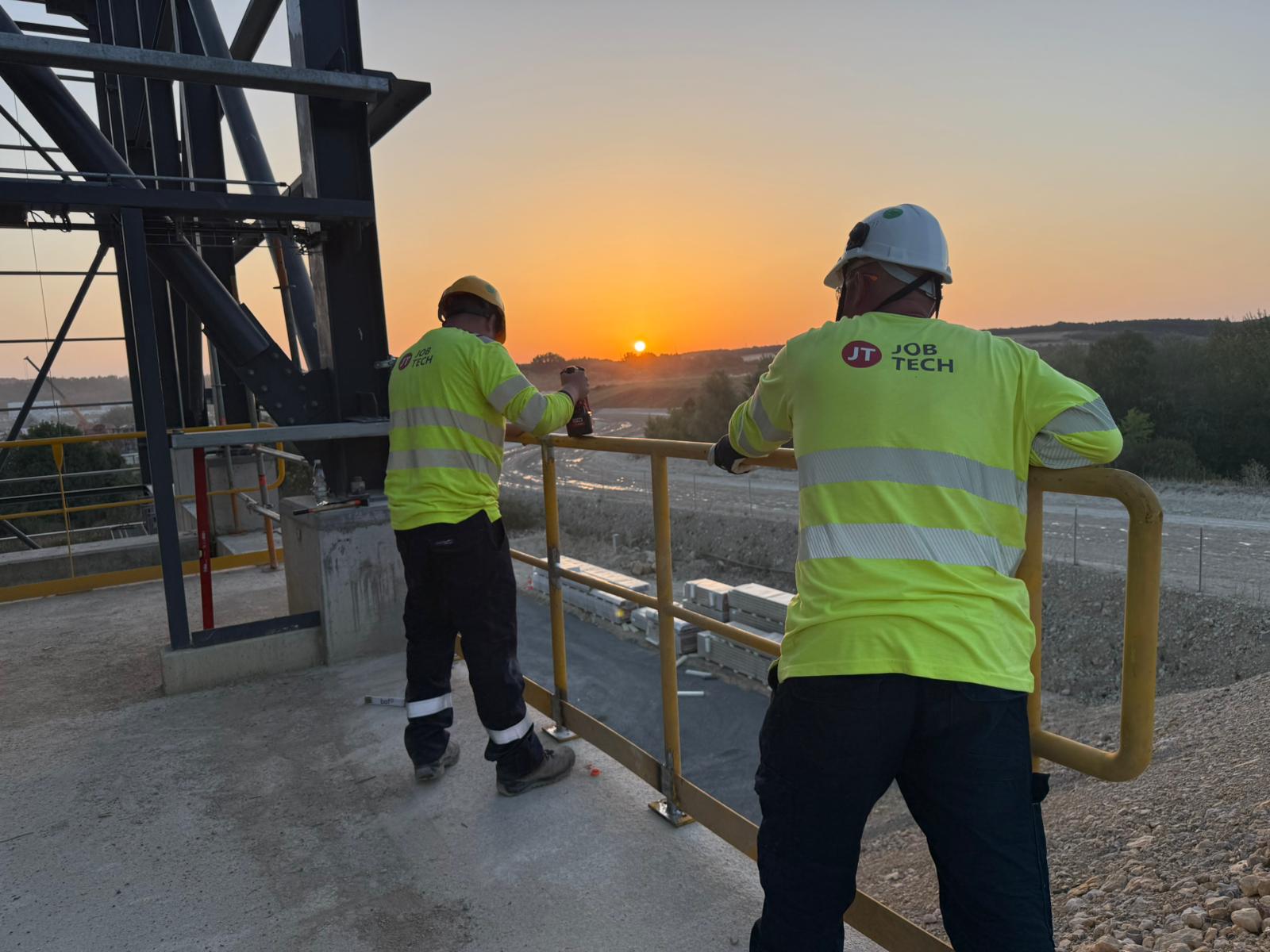 Stahlkonstruktionsmontage