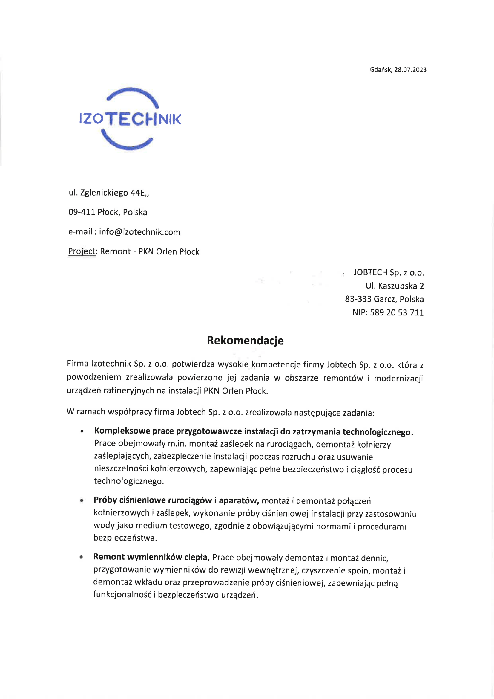 Remont – PKN Orlen Płock (PL) reference preview